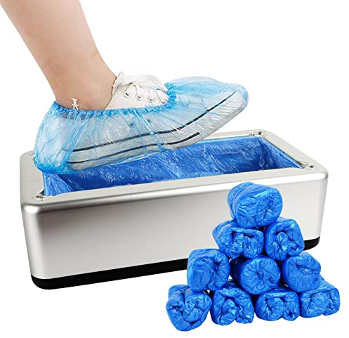 Couvre-chaussure Distributeur Automatique de Couvre-Chaussures avec 200 PCS Jetables en Plastique et Couvertures de Chaussures, ABS, pour Maison, Hôtels, Usines, Laboratoire