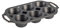 Lodge Seasoned Cast Iron Muffin Pan, 6 Impressions, 12.69, Black