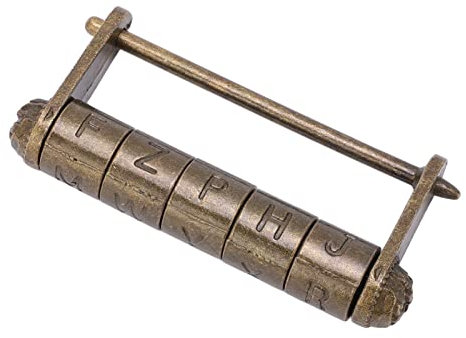 Combinaison de Serrure à Lettre, Combinaison de Cadenas Antique en Alliage de Zinc pour Boîte pour Armoire pour Meubles