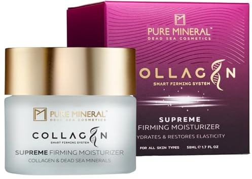 PURE MINERAL - Uppstramande Ansiktskräm med Kollagen - 50ml | Den uppstramande krämen med kollagen återfuktar och hjälper till att förbättra fasthet, mjukhet och lyster.