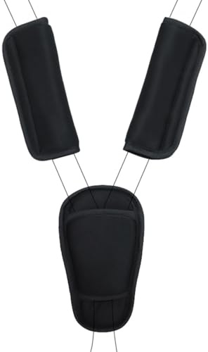 3 Pcs Almohadilla Cinturon Coche Niños, Hombreras para Cinturón de Seguridad de Bebé, Hombreras para Cinturón de Seguridad de Coche, para Asientos Infantiles, Cochecitos y Asientos de Coche