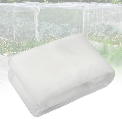 Red de protección contra insectos, vegetales, malla fina, red de protección contra insectos, red de protección para verduras, verduras, frutas, flores, invernadero, red de jardín (3 m × 5 m)