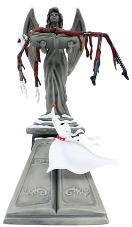 Enesco Disney Showcase Figurine Père Noël Jack L'Étrange Noël de Monsieur Jack et Zero Allumé, 22,9 cm, Multicolore