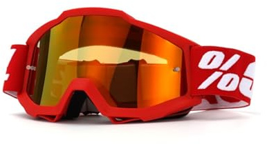 Occhiali Motocross,Maschera Motocross con Cuscino in Spugna a Doppio Strato e Lenti con Protezione UV,Occhiali Moto Anti-appannamento per Ciclismo,Sci,Arrampicata