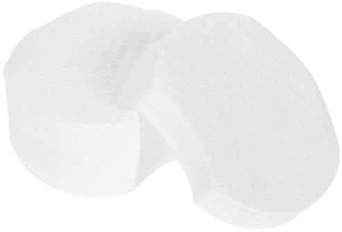 DECORNIJIA 600 Stück Weiß Abschminkpads aus Vliesstoff Dicke Runde Make Up Pads für Sanfte Gesichtsreinigung und Make Up Entfernung Tragbar für Frauen und Mädchen