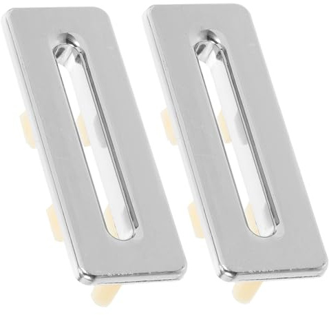 OUNONA Tappo di Troppo Pieno per Lavandino, 2 Pezzi, Inserto di Troppo Pieno per Lavelli da Appoggio, Copriforo Decorativo per Bagno e Cucina, Anello per Foro Lavabo