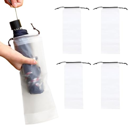 Genérico Bolsa para Paraguas | Impermeable con Cordón de Sujeción Lote de 5/10 | Organizador de Paraguas | Para Viaje Salida Actividades Exteriores, 5, Se référer au descriptif