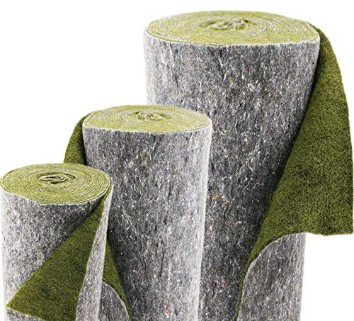 Stuoia per argini verde di 15m x 0,75m Stuoia per pendii, Stuoia per bordi di laghetti per il telo per laghetto