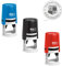 Colop Printer R 40 Stempel – mit individueller Textplatte & Logo – 7 Zeilen – runder Selbstfärbestempel Ø 40 mm – Gehäuse in 3 Farben wählbar