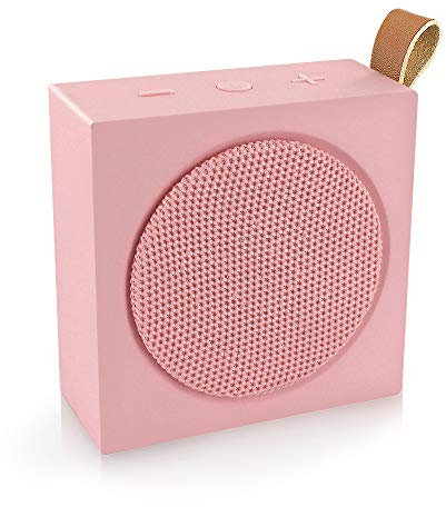 Metronic 477099 Enceinte Portable Xtra Color Bluetooth 3 W avec Basses puissantes, Port microSD MP3 et 15 Heures d'autonomie - Rose