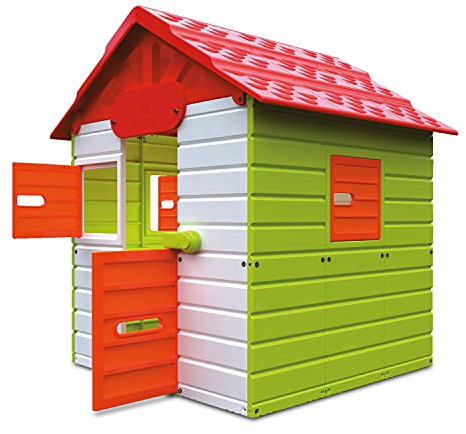 Mondo Ciabòt Garden House - Casetta da Giardino da Gioco per Bambini, House Kids Interno, Esterno Multi-Activity, Cod 32000, Multicolore