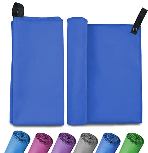 Invool Serviette Microfibre, Serviette Sport, Serviette Rapidement sèche - Super Absorbante, Serviette de Bain Microfibre Parfait pour Sport, Voyages, Natation, Fitness et la Plage