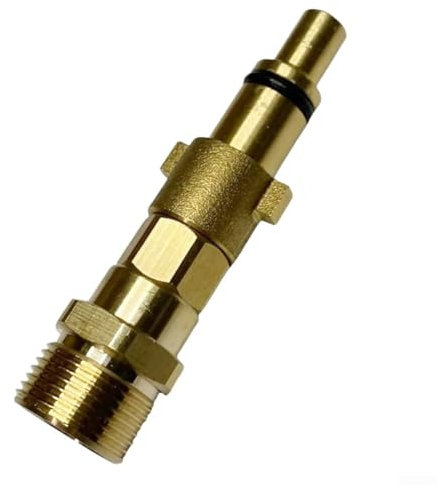 DAZZLEEX Rondella di pressione giunto girevole in ottone ad alta pressione accoppiatore adattatore per lavor con 6,4mm per BSP