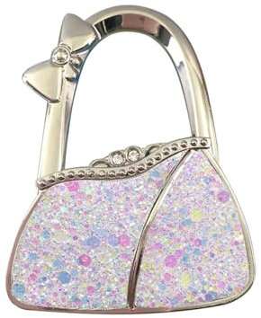 BCBF 1 PCS taschenhaken handtaschenhalter für tisch Tisch Handtaschenhalter Haken hook for table handbag hanger Faltbare Antirutsch Taschenhaken Halterung Kreativität Handtaschenform