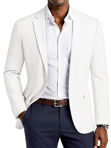 PJ PAUL JONES Manteau de sport léger pour homme - Style décontracté - Avec un bouton - Respirant