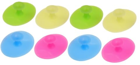 NOLITOY Brosse Exfoliante Massante Visage En Silicone Lot De 8 Petites Tailles Couleurs Assorties Pour Bébés Adolescents Nettoyage Visage Doux