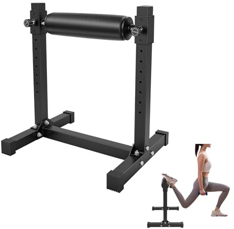 MEHOOSPVN Búlgaro Split Squat Stand - Rodillo para sentadillas (9 niveles, altura regulable hasta 200 kg, soporte para sentadillas, para entrenamiento de fuerza, entrenamiento de fuerza inferior del