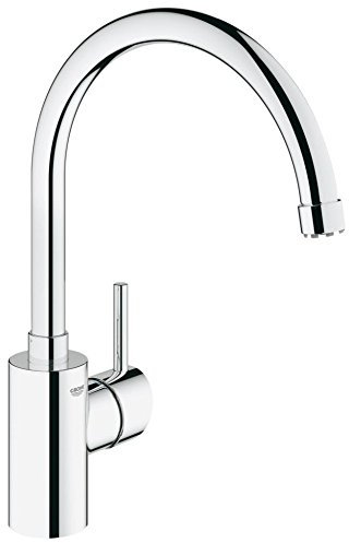 GROHE Concetto - Einahnd- Spühltischbatterie (1/2, hoher Auslauf, Schwenkbegrenzung 0°/150°/360°), chrom, 31132001