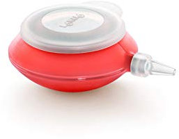 Lékué Decopen, Silikon, rot, 4 Tüllen, 10x9x8 cm