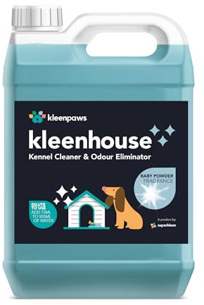 Glimmermann Products Kennel Cleaner and Odour Eliminator Pet Disinfectant Urine Deodoriser Baby Powder 5L