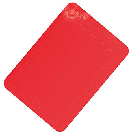 Aidapt Anti Slip Wipe Clean Heat Resistant Silicone Table Mat 250x180mm in Red