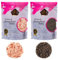 Cerez Pazari Whole Black Peppercorns 250g, Himalayan Pink Salt (Coarse Grain) 650g, Premium Quality, Freshly Packed For Grinder Refill, Resealable Bulk Bag, Non-GMO and Gluten Free