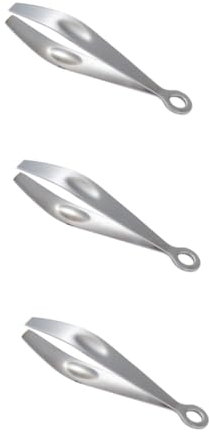 Ciieeo 3 Piezas De Acero Inoxidable Clip De Espina De Pescado Pinzas De Cocina Herramienta para Quitar El Pelo De Carne Recogedor De Huesos De Pescado Clip De Hueso De Pescado Pinzas