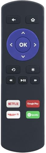 VINABTY Replace Remote Control Fit for Roku Stre-aming Sti-ck+ | HD/4KUltra /HDR Media Player 3820EU 3930EU