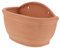 BESPORTBLE Hanging Wall Planter Argile Rouge pour Fleurs Pot De Fleurs Suspendu pour Intérieur Et Balcon Drainage Décoration Murale Élégante pour Jardin Et Salon