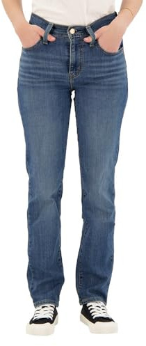 Levi's Jean en Denim 724 pour Femme - Taille Haute - Coupe Droite - Couleur Way Back - Taille 25 à 30, Way Back, 25W / 30L
