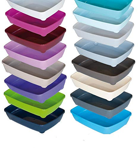 Katzentoilette Schalentoilette Katzenklo 37-57 cm XXL Sonderpreis (rund, 50 cm)