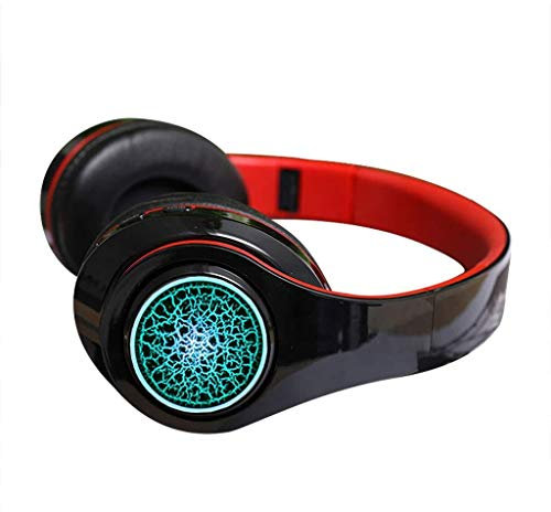 LG Snow Auriculares Inalámbricos, Auriculares Plegable OverEar, Auriculares Inalámbricos Bluetooth 5.0 Y Reducción De Ruido Suave Memoria-proteína Orejeras Surround Sound Gaming Headset For PC/Teléf