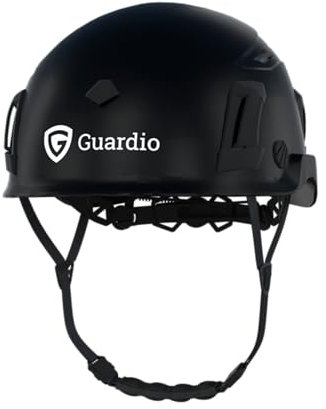 EN 397 Industriehelm/Kletterhelm Guardio Armet, mit MIPS und twICEme (Schwarz)