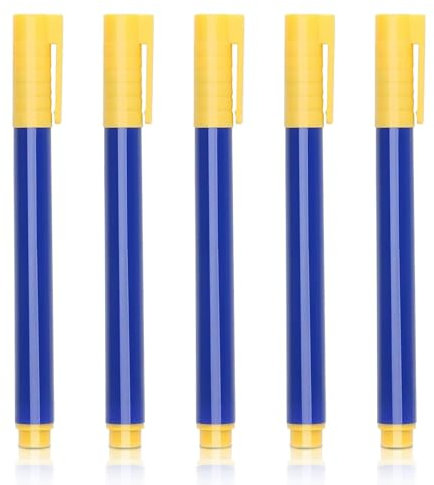5 Stück Geldscheinprüfer Stift, Geldscheinsprüfer Stift als Geldscheintester, Geldscheinprüfer Stift Gefälschte Gefälschte Geldscheine, Tester Geldscheinsprüfer für US-Dollar, Euro, Pfund, Yen, Won us