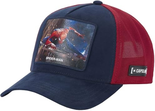 Capslab Marvel Black Panther Cap CL-MAR7-1-PCT-SPI, Men caps, Red, One Size EU
