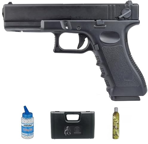 Pistola VG1-A Gas blowback (6mm) | Pistola da softair calibro 6mm + bombola 0,20 + fodero + Green Gas (Potenza: 1 joule)