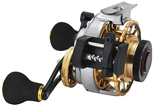 Angelrolle, Karpfen Angelrollen Aluminiumlegierung Drag Freilaufrolle Karpfenrolle 3,6: 1 Hochgeschwindigkeits-Übersetzungsverhältnis, für das Süßwasser und Salzwasserfischen