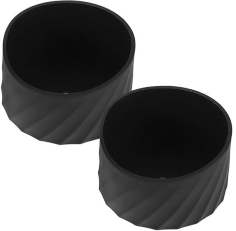2 Pièces Housse de Bouteille Eau Antidérapante Protection Durable Isolante pour Gourde avec Base pour Activités de Plein Air