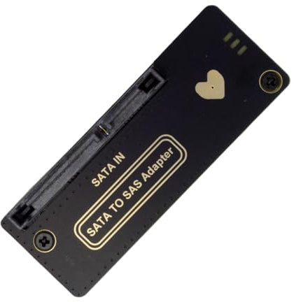 NGFF SFF-8482 SAS 29 pines objetivo a 7+15 22 pines SATA Host HDD Drive Raid Adaptador 6Gbps con chipset y puerto de alimentación