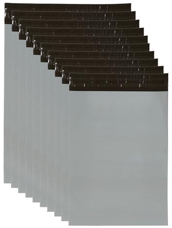 50 Strong 12 x 16 inch Polythene Mailing Postal Bags Plastic Material Mailing Or Posting Parecels Bag For Postages Strong Self Seal