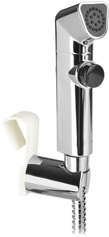 Brondell LES-30 Silver Toilet-Mounted Handheld Bidet Sprayer