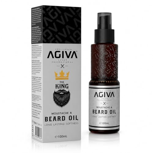 AGIVA Agiva Moustache Beard Oil 100 ml Nuovo per uso professionale per migliorare le prestazioni in ogni utilizzo con misura o specifica 100 M