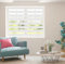 Zebra Blind - Day and Night Roller Blinds, Elegant and Durable Zebra Roller Blinds for Bedroom, Kitchen, and Office, Easy to Clean, 150 cm Drop, White, 40cm Width