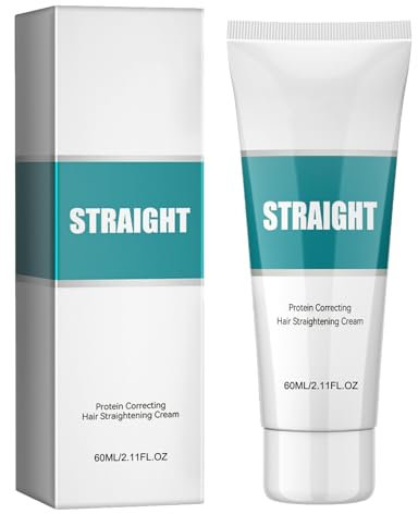 Protein Correcting Hair Straightening Cream,Haarglättungscreme,Seidige & Glänzende Haarglättungscreme,Protein-Korrektur-Haarglättungs-Creme,Pflege-Serum für Glattes Haar,Haar Protein Korrektur Creme