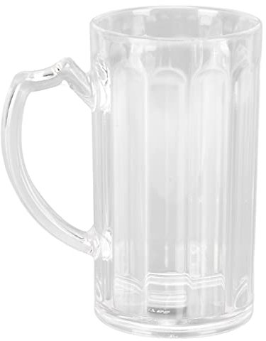 Kuuleyn Boccale di Birra con Manico, Bicchieri, Boccale di Birra 500ML Grande capacità Rispettoso dell'ambiente Maniglia Comoda Boccale di Birra Portatile Leggero