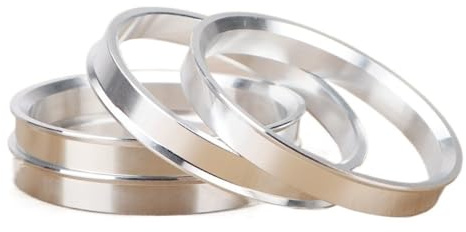 LUOKEKE Centreringsringar 4 st/set 64,1 till 67,9 71,6–70,3 mm aluminiumhjulsnav centerringar (64,1 till 67,9 mm)