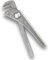 Footprint Adjustable Pipe Wrench - 7 Inch Heavy Duty Strong and Rigid Drop Forged High Carbon Steel Pipe Grips/Spanner. Essential Plumbing Tools Ideal for Plumbers and Heating Engineers.