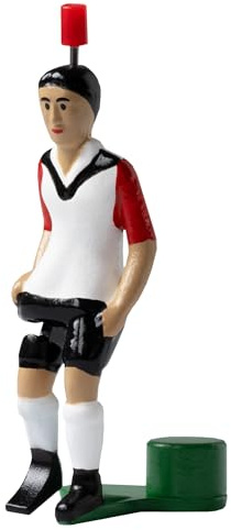 TIPP-KICK Top-Kicker Frankfurt I Original player for young and old I Fun with the soccer figure game I Accessories I Shirt black/red