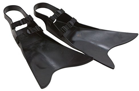 Outcast Power Kick Fins - Lightweight Durable Adjustable Easy Step-in Backcountry Angling Fishing Float Tube Navigation Wading Boots/Water Shoes Fins, One Size Fits All