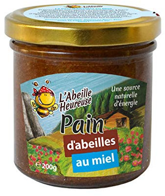 Pan de abeja con miel orgánica